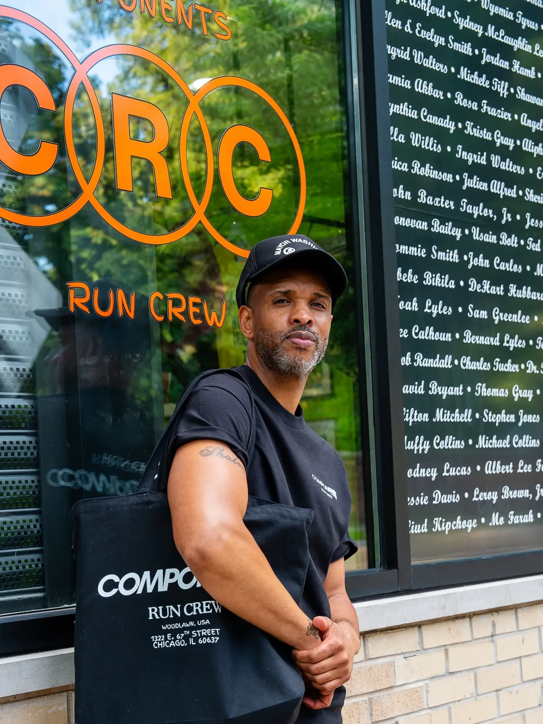 Michael ‘Muffy’ Collins outside Components Run Crew in Woodlawn